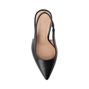 ELENNEY STILETTO HEELS IN WIDE - Black PU