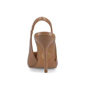 ELENNEY STILETTO HEELS IN WIDE - Tan PU