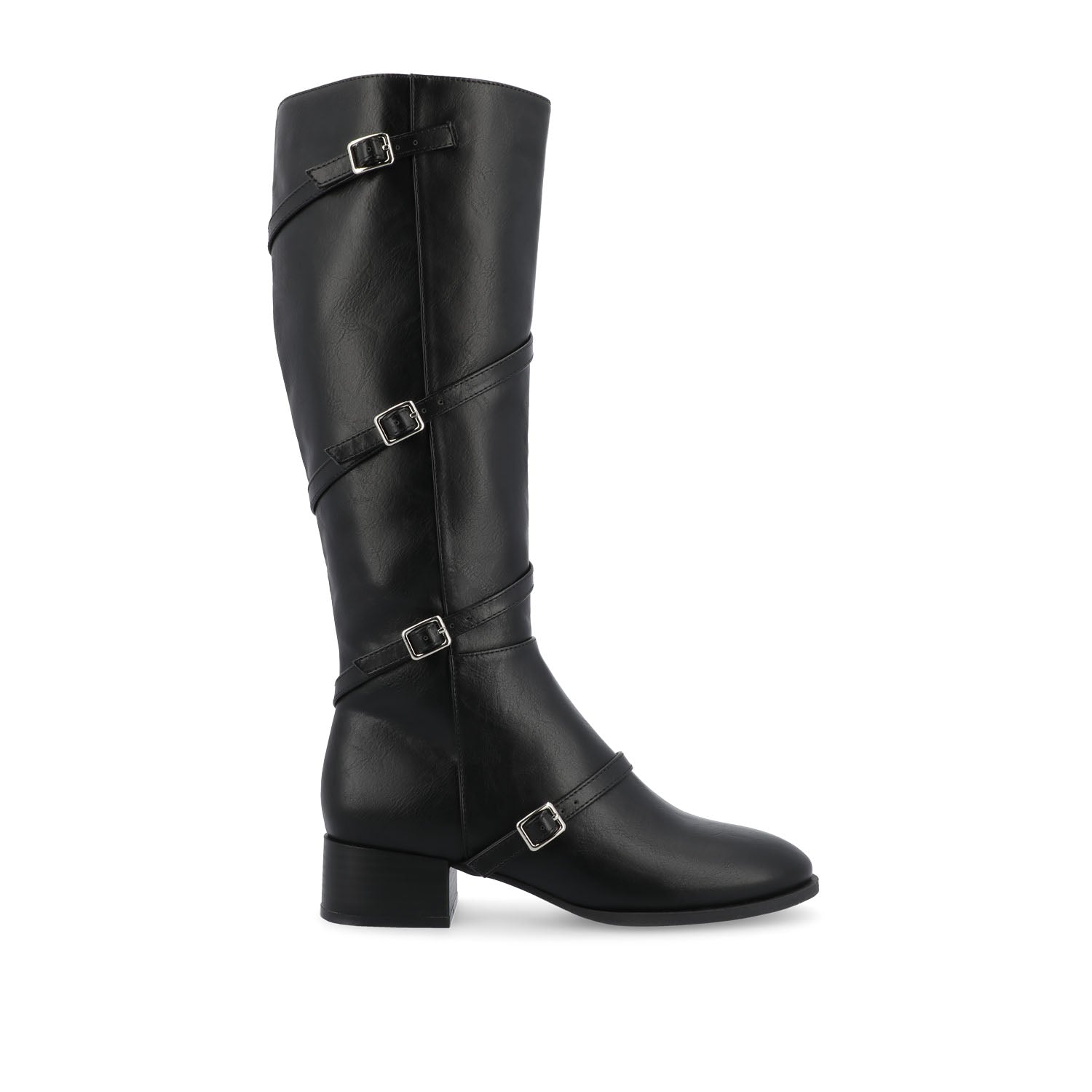 ELETTRA KNEE-HIGH BOOTS IN FAUX LEATHER