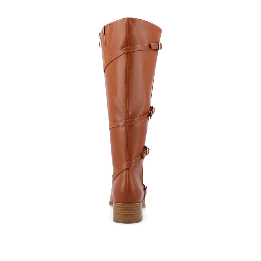 ELETTRA KNEE-HIGH BOOTS IN FAUX LEATHER