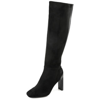 ELISABETH KNEE HIGH BOOTS IN FAUX LEATHER