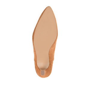 ELITTA CHELSEA BOOTIES IN WIDE - Cognac