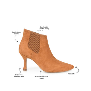 ELITTA CHELSEA BOOTIES IN FAUX SUEDE