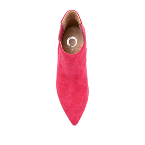 ELITTA CHELSEA BOOTIES IN FAUX SUEDE - Fuchsia