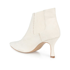 ELITTA CHELSEA BOOTIES IN FAUX SUEDE - Ivory