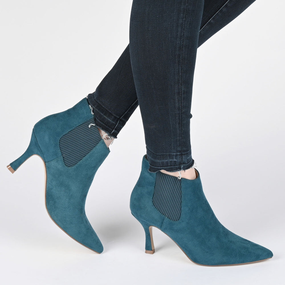 ELITTA CHELSEA BOOTIES IN FAUX SUEDE