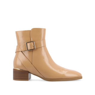 ELLEY SQUARE TOE BOOTIES IN FAUX LEATHER