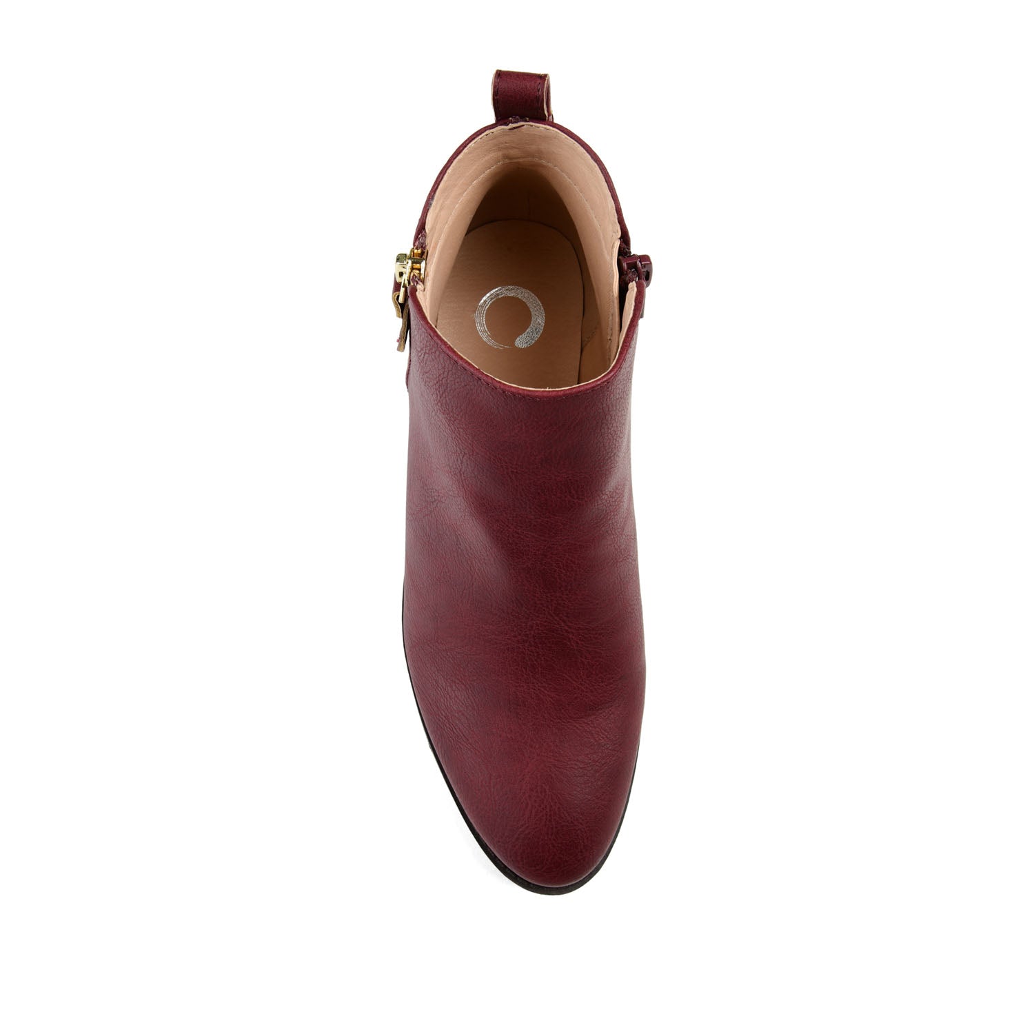 ELLIS ZIP UP FAUX LEATHER BOOTIES IN WIDE