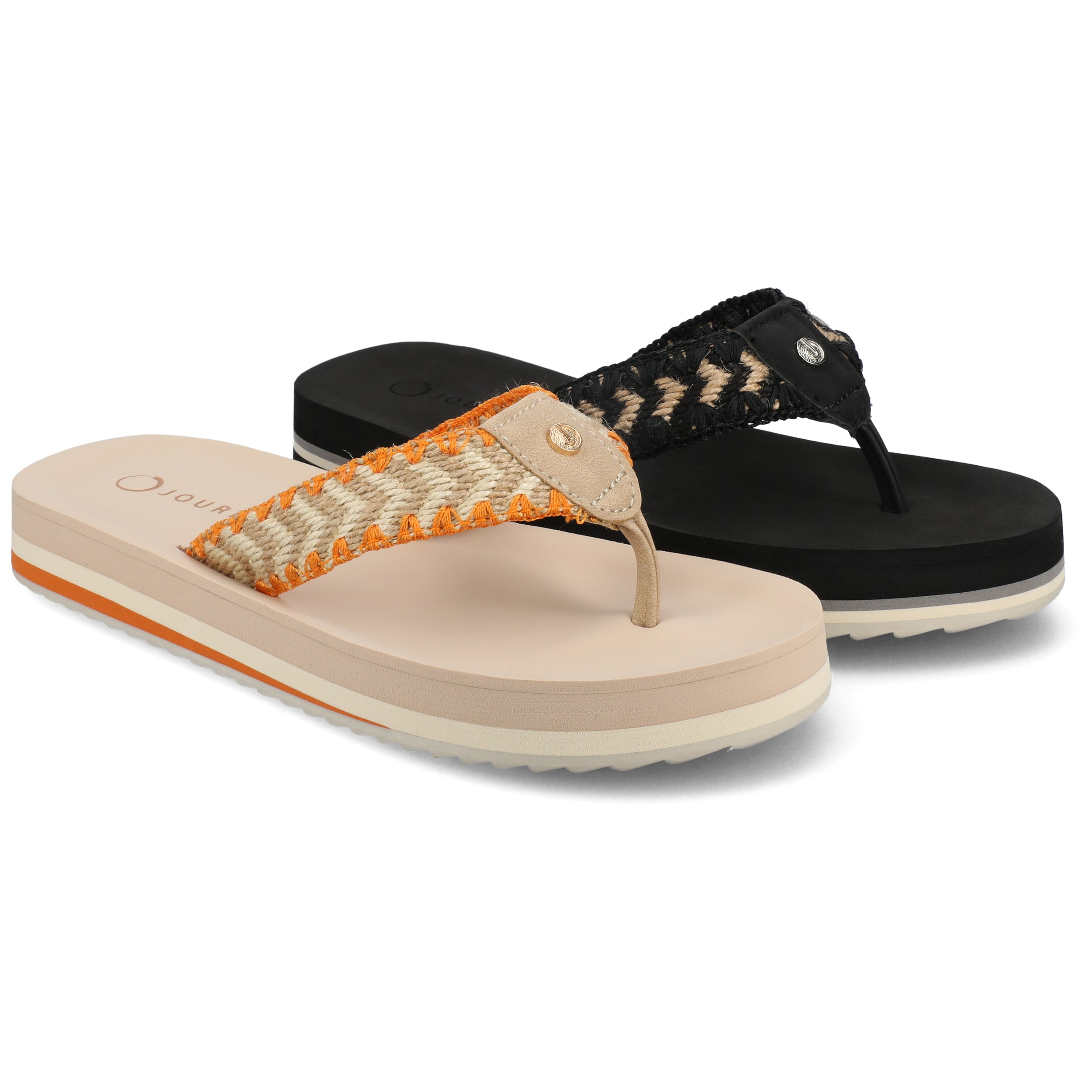 ELODDIE WOVEN STRAP BEACH SANDALS