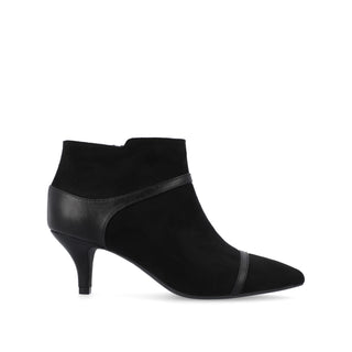 EMBRIE HEELED BOOTIE IN FAUX SUEDE