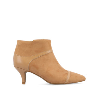 EMBRIE HEELED BOOTIE IN FAUX SUEDE