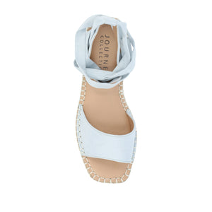 EMELIE ESPADRILLE SANDALS IN WIDE - Blue