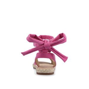 EMELIE ESPADRILLE SANDALS IN WIDE - Hot Pink
