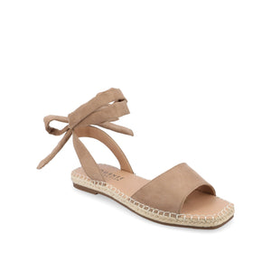 EMELIE ESPADRILLE SANDALS IN WIDE - Tan