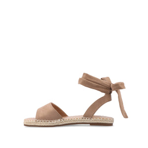 EMELIE ESPADRILLE SANDALS IN WIDE - Tan
