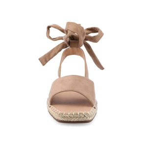EMELIE ESPADRILLE SANDALS IN WIDE - Tan