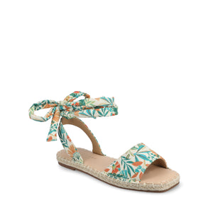 EMELIE MULTI STRAP ESPADRILLE SANDALS - Tropical
