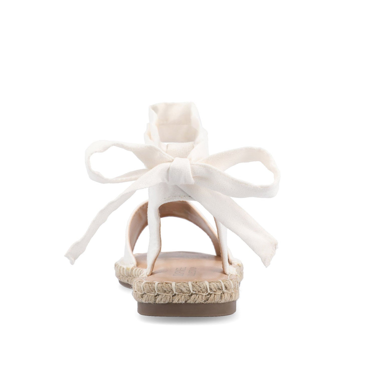 EMELIE ESPADRILLE SANDALS IN WIDE - White