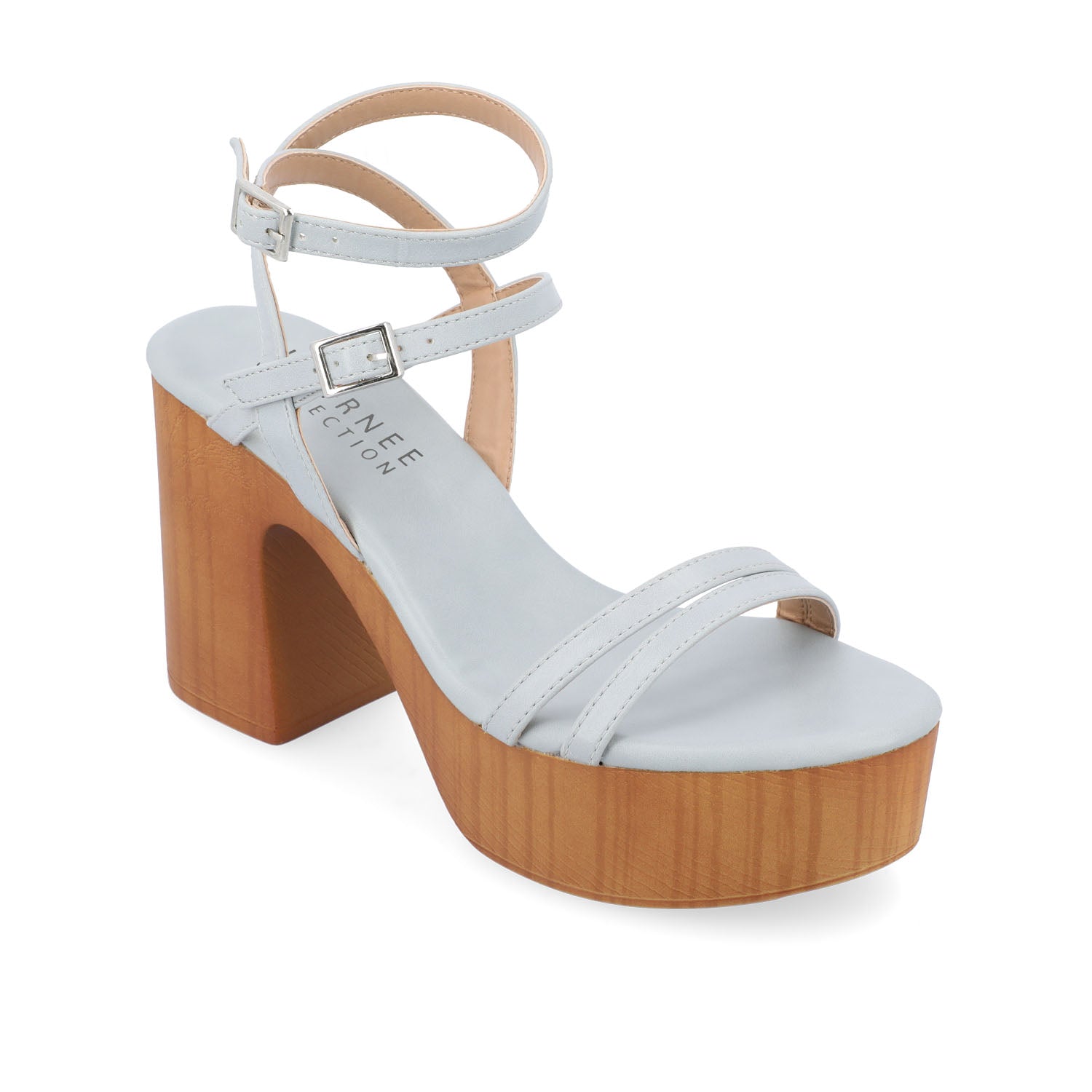 EMERYNN HEELED SANDALS IN FAUX LEATHER