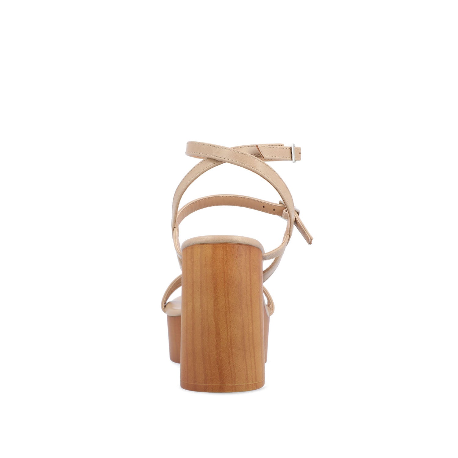 EMERYNN HEELED SANDALS IN VEGAN LEATHER - Tan