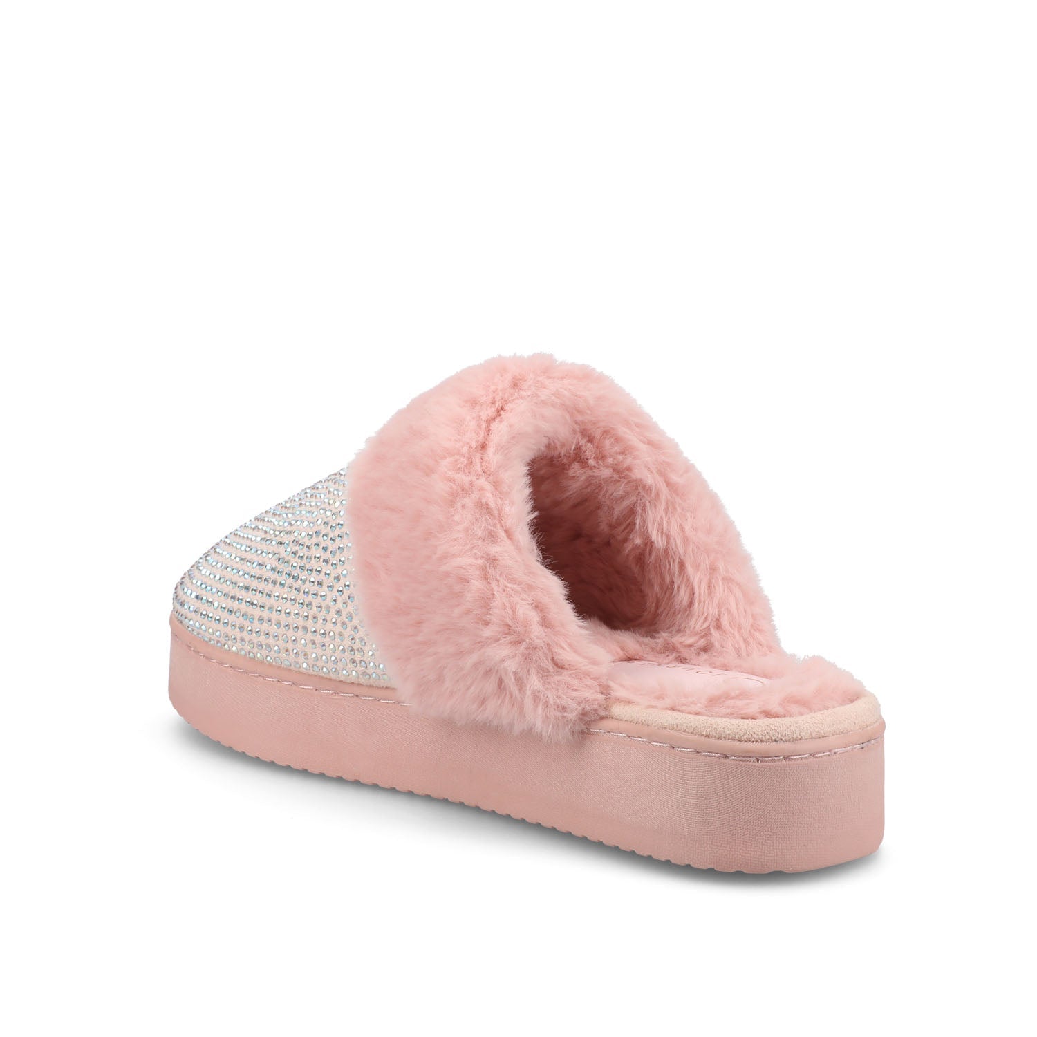 EMMBER SLIPPERS IN FAUX SUEDE - Pink
