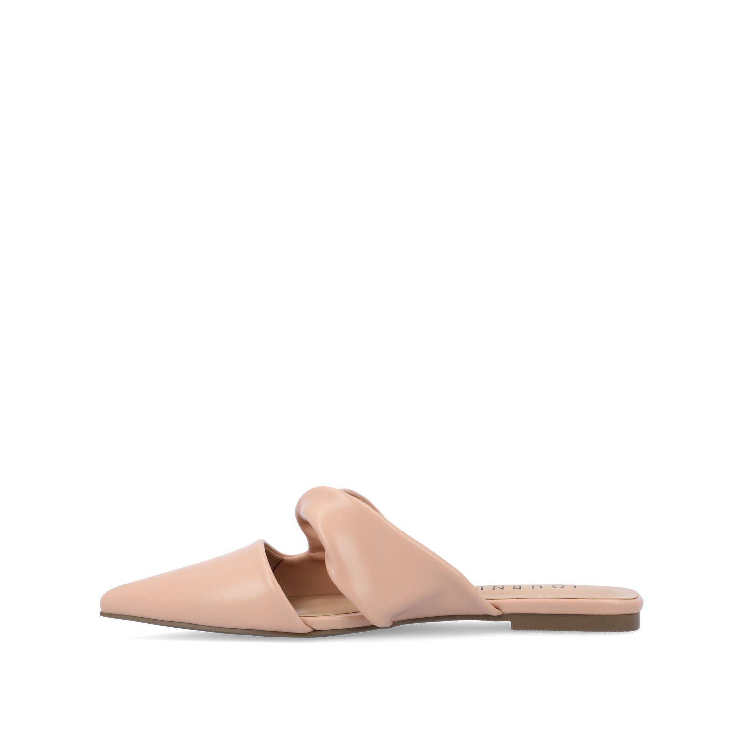 ENNISS MULE FLATS IN VEGAN LEATHER - Blush