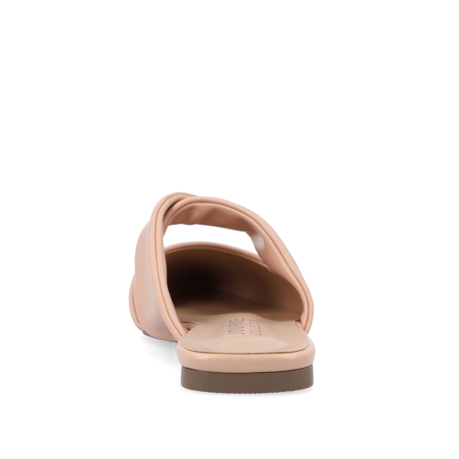 ENNISS MULE FLATS IN VEGAN LEATHER - Blush