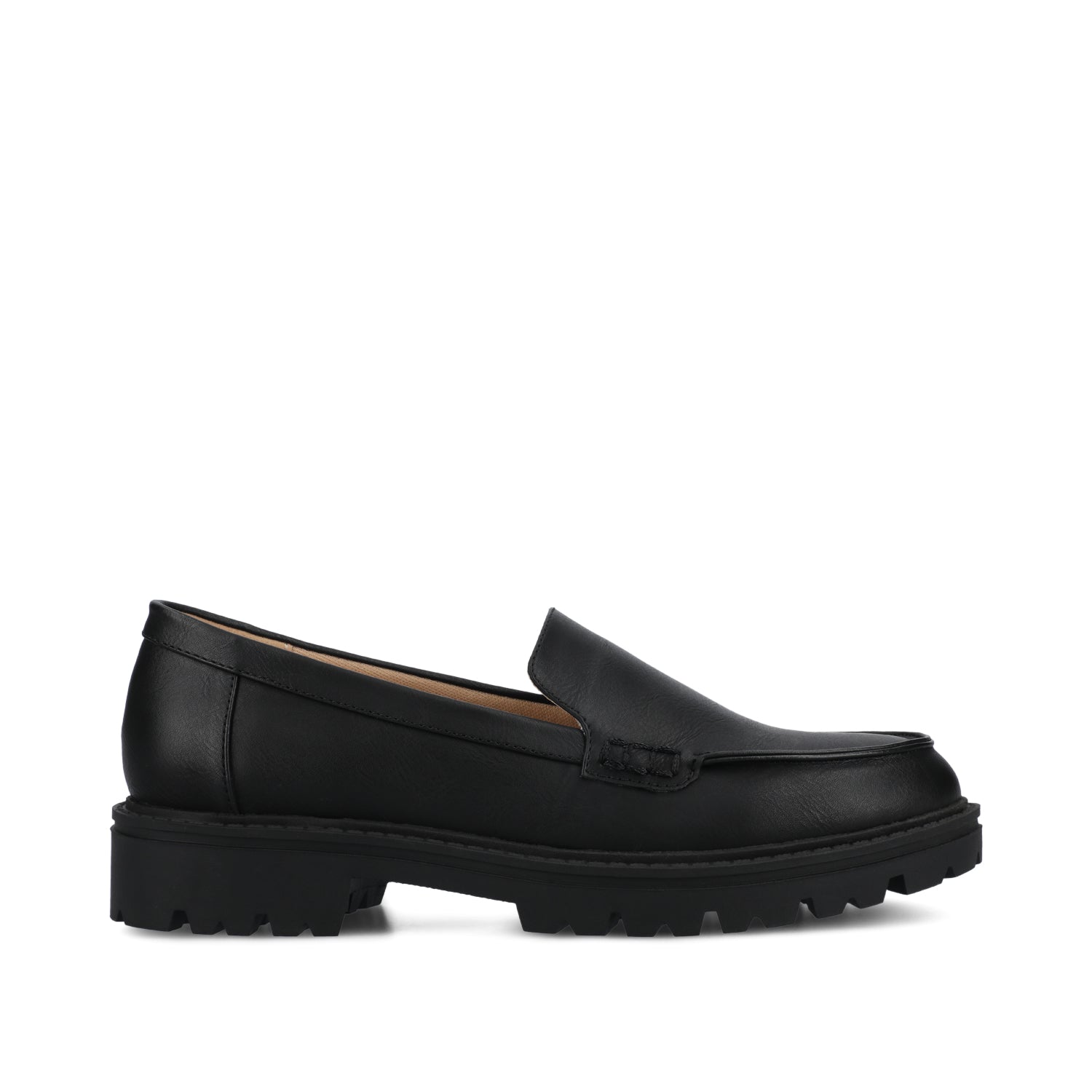 ERIKA SLIP ON LOAFER - Black PU