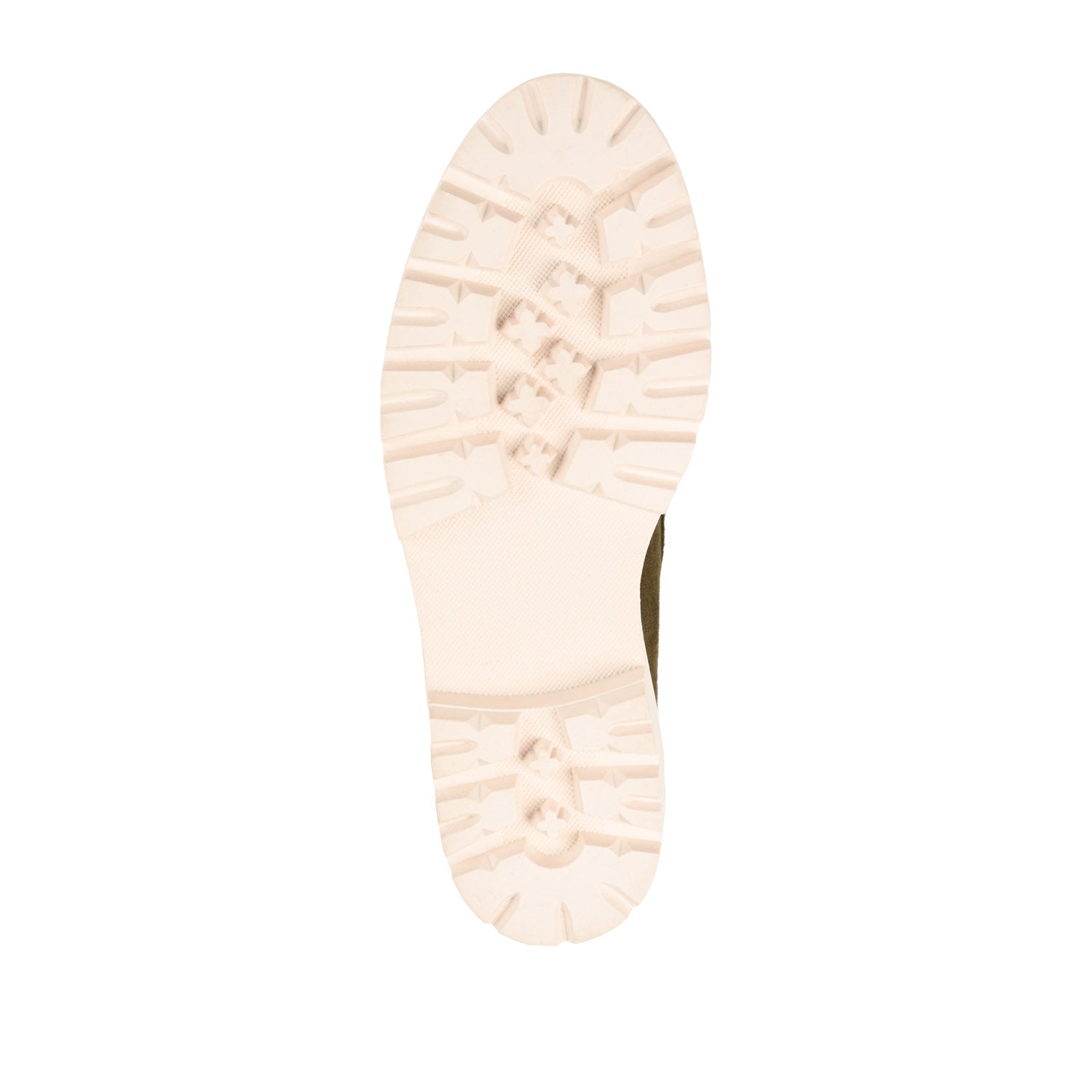 ERIKA FAUX SUEDE LOAFER FLAT IN WIDE - Olive Faux Suede