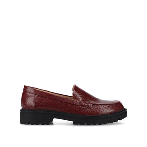 ERIKA SLIP ON LOAFER - Oxblood
