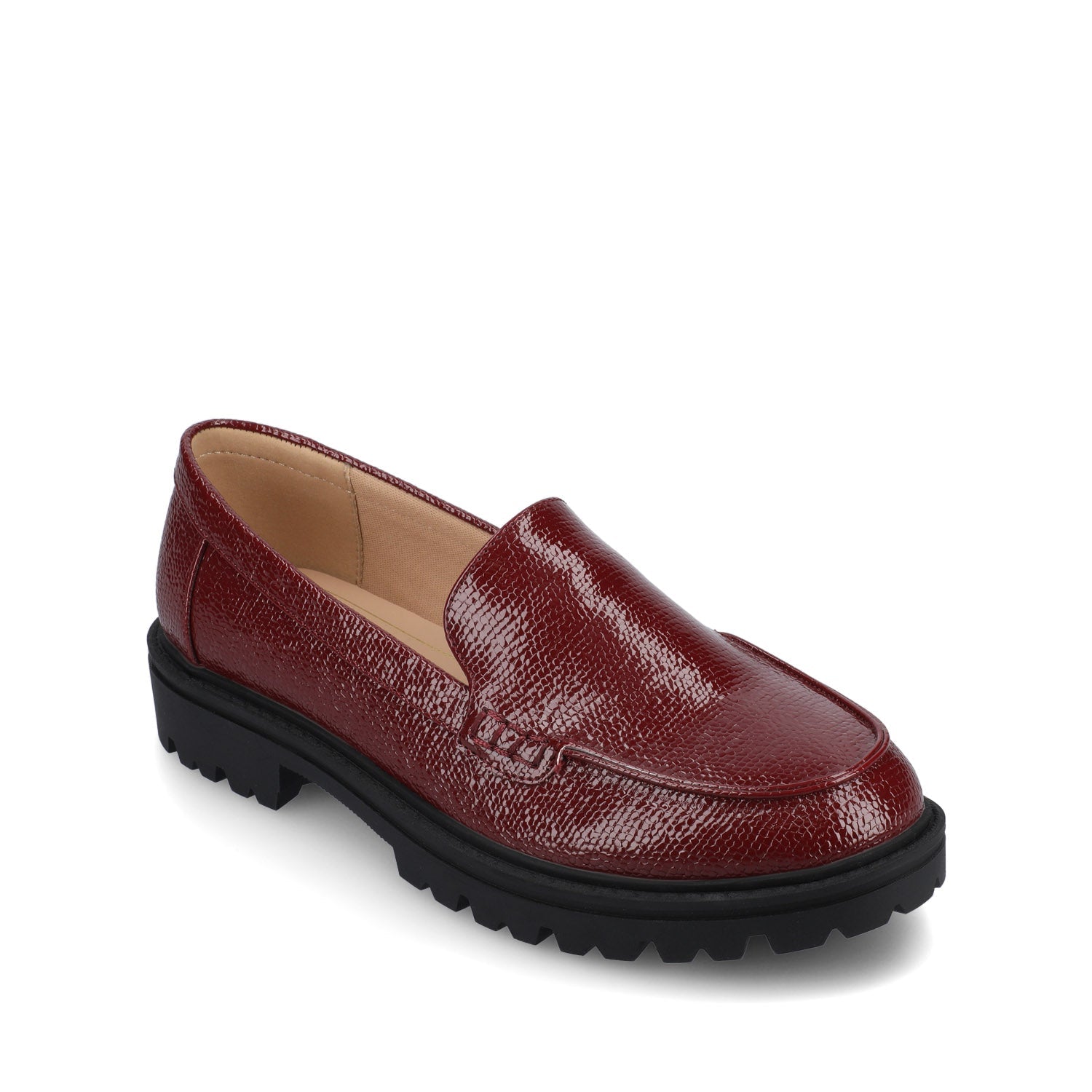 ERIKA SLIP ON LOAFER - Oxblood