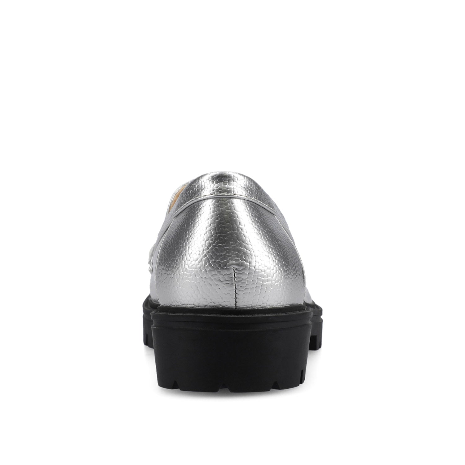 ERIKA SLIP ON LOAFER - Silver