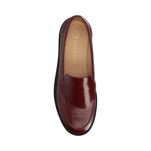 ERIKA SLIP ON LOAFER IN WIDE - Oxblood