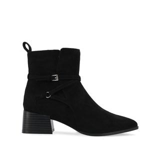 ESTELLE BLOCK HEELED BOOTIES IN WIDE