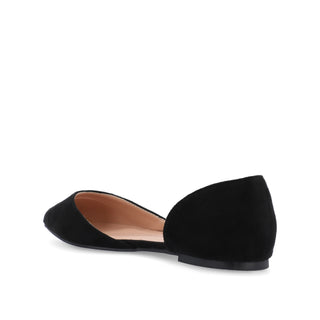 ESTER D'ORSAY FLAT IN FAUX SUEDE