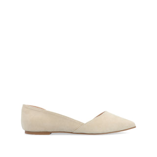 ESTER D'ORSAY FLAT IN FAUX SUEDE