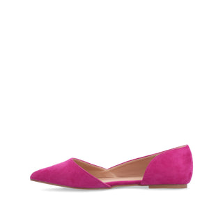 ESTER D'ORSAY FLAT IN FAUX SUEDE