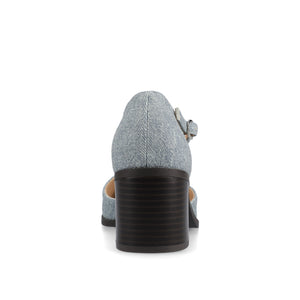 EVANGELINE D'ORSAY HEELS IN VEGAN LEATHER