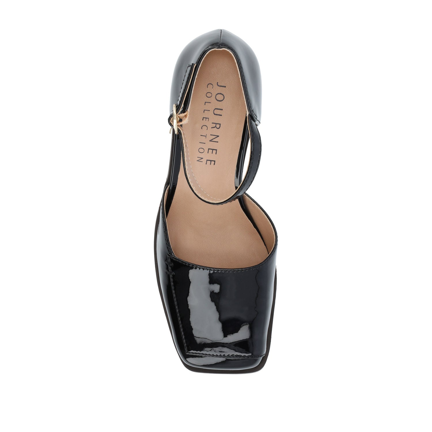 EVANGELINE PATENT HEELS IN WIDE - Patent Black