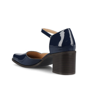 EVANGELINE PATENT HEELS IN WIDE - Patent Navy