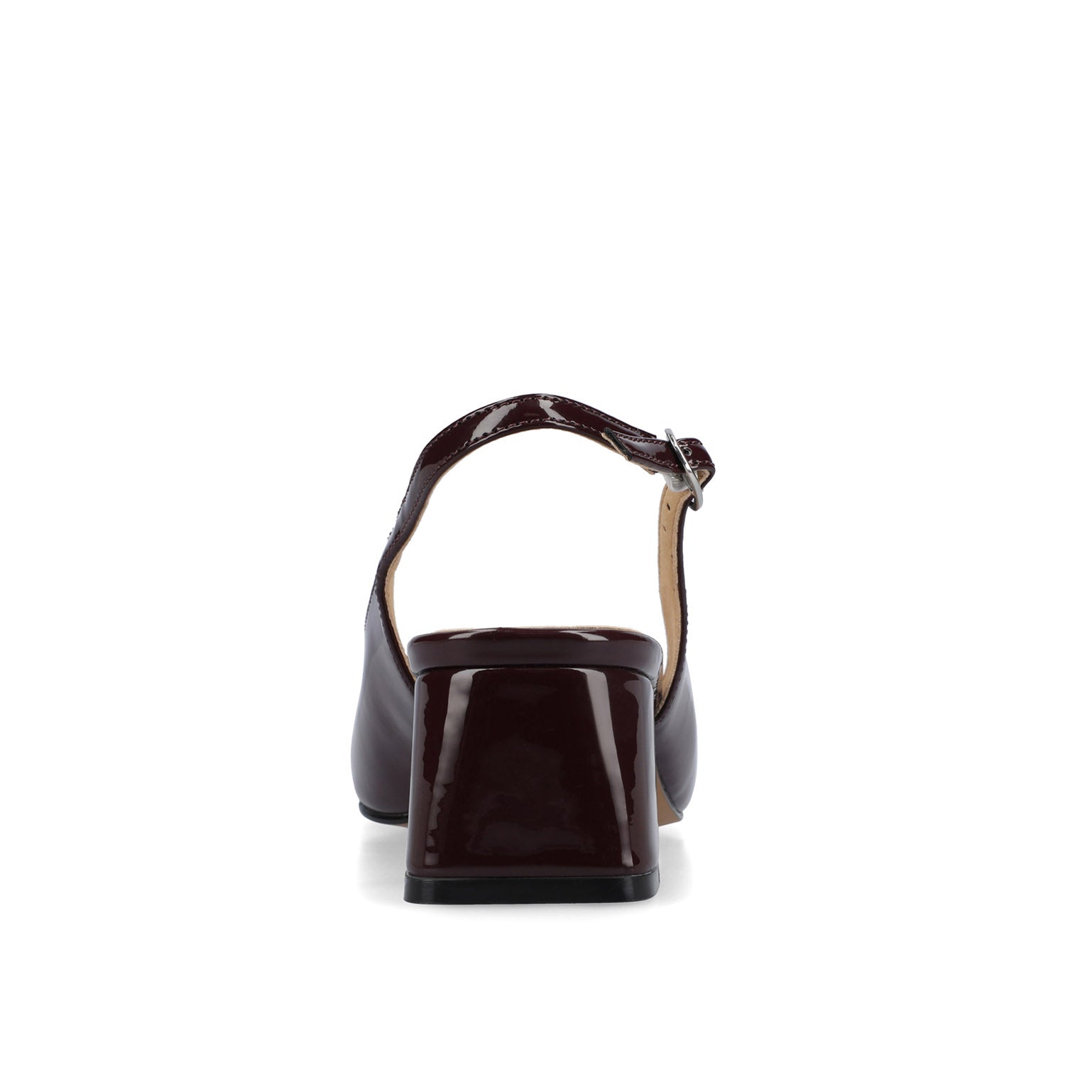 EVERLEE SLINGBACK PUMP HEELS IN FAUX LEATHER