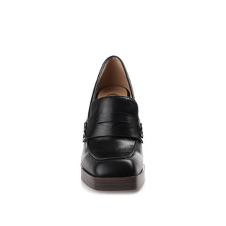 EZZEY BLOCK HEEL LOAFERS IN WIDE