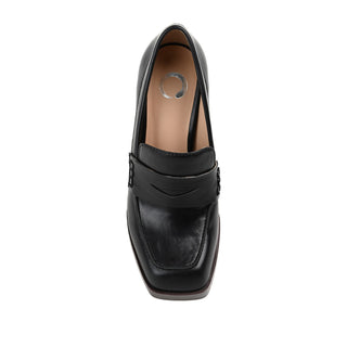 EZZEY BLOCK HEEL LOAFERS IN WIDE