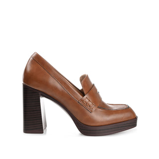 EZZEY BLOCK HEEL LOAFERS IN WIDE