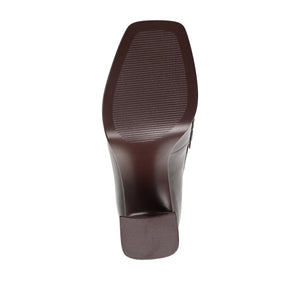 EZZEY BLOCK HEEL LOAFERS IN WIDE - Grey