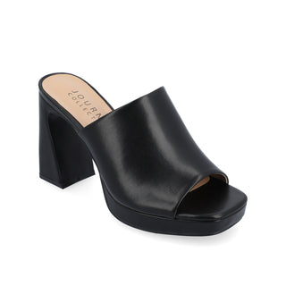 EZZLYNN MULE BLOCK HEELS