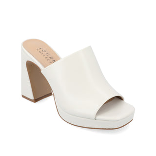 EZZLYNN MULE BLOCK HEELS