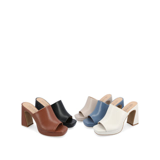 EZZLYNN MULE BLOCK HEELS