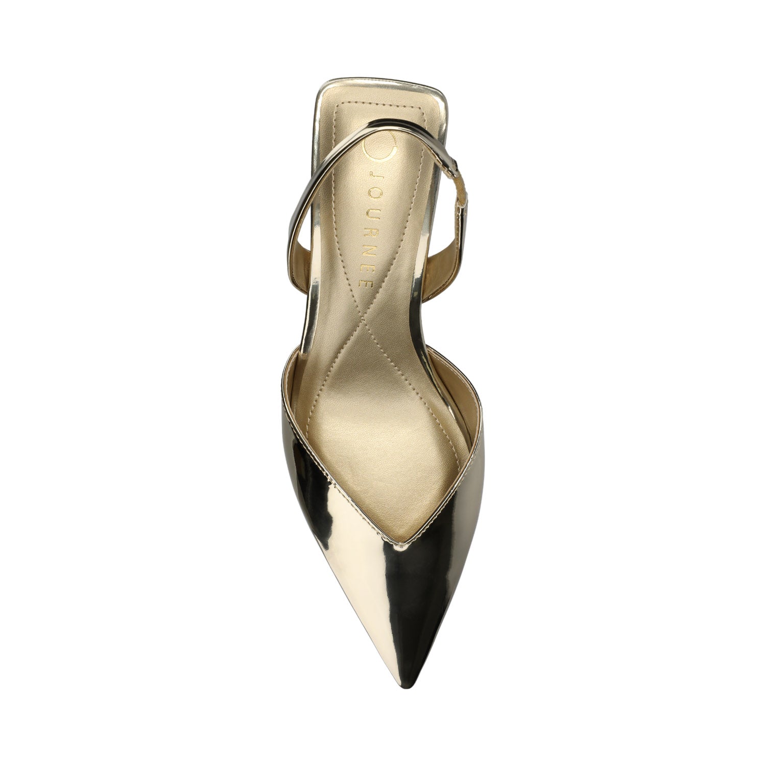 FALLON SLING BACK HEELS - Gold