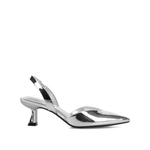 FALLON SLING BACK HEELS - Silver